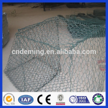 Agua de alta calidad y protección del suelo Cubierta de PVC Galvanized mesh gabion box